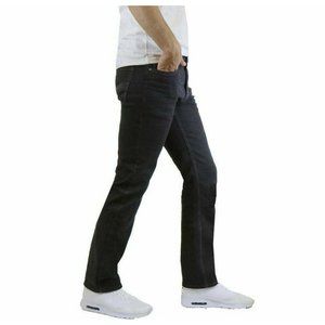 Native Jeans Men's Slim Fit Jeans Straight Leg Pants Denim Black 34 X 30 NEW